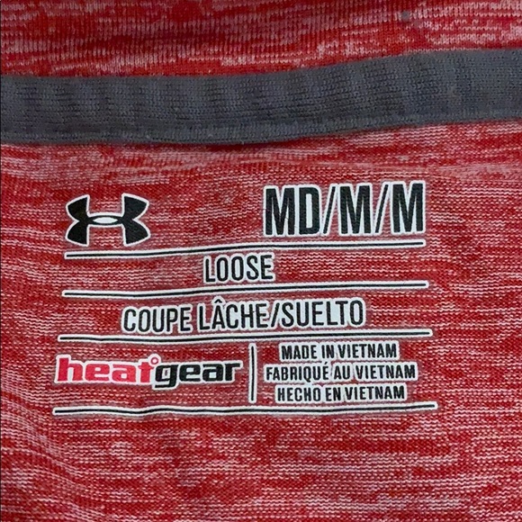 UA Under Armour half zip heat gear pullover, loose - Picture 4 of 9